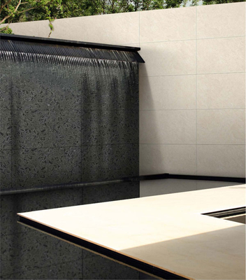 Black 600x1200mm Matte Half Polished Porcelain Tile for Outdoor Walls