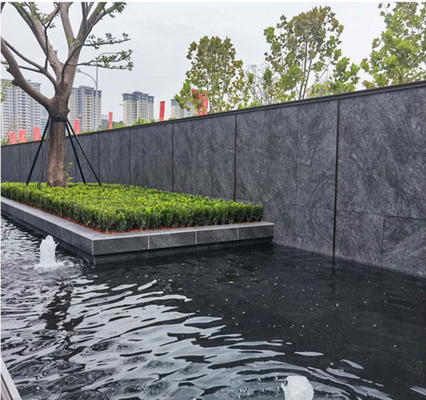 Dark Gray Engraved Ink Outdoor Stone Tile 600x1200mm