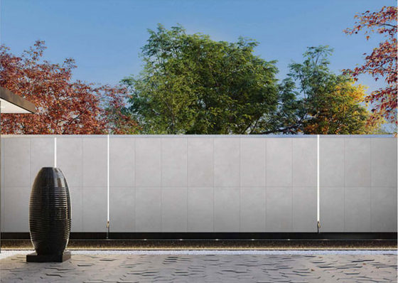 600x1200mm Cement Light Gray Matte Outdoor Stone Tile