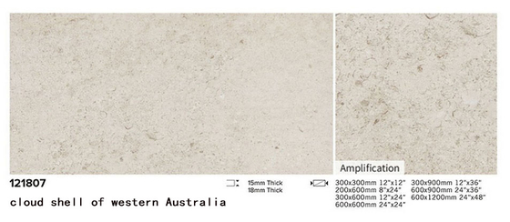 Light Yellow And Gray Durable And Wear-Resistant 1200x600x18mm Porcelain Floor Paving Tile For Garden And Courtyard