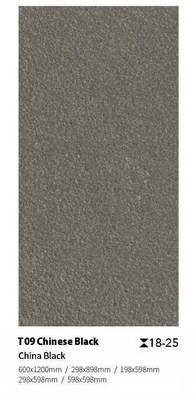 Eco-Friendly Gray Firebrick 300x600mm Exterior Floor Paving Tile For Shopping Mall