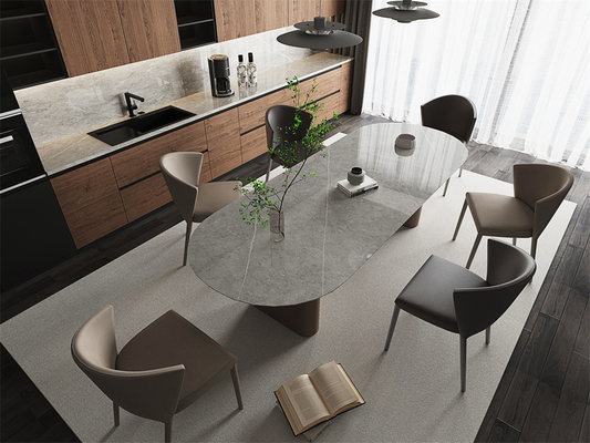 Gray 1420x2700mm Sintered Stone Slabs For Apartment And Bedroom