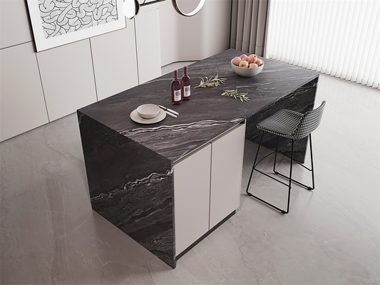 1420x2700mm Anti-Slip Gray Sandstone Indoor Floor Matt Sintered Stone Slab For House And Dining Room