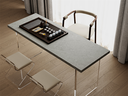 1420x2700mm Grey Matt AAA Sintered Stone Slab for Countertops