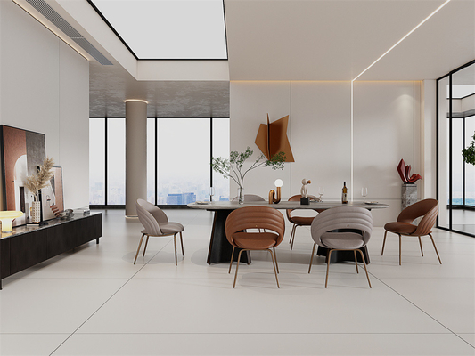 Decorative Beige 1420x2700mm Matt Sintered Stone Slab For Office