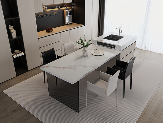 Matt Modern Indoor Floor Carrara Sintered Stone Slabs For House 1420x2700mm