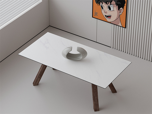 Carrara White Matt Sintered Stone Slab 1420x2700mm for Indoor Floors