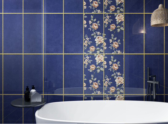 Antibacterial Mirror Surface 30x60cm Indoor Wall Retro Ceramic Tiles For Decor