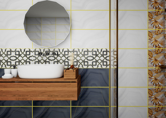 Firebrick 300x600mm Gray Indoor Wall Tiles And Decorative Ceramic Tiles For Hotel Design