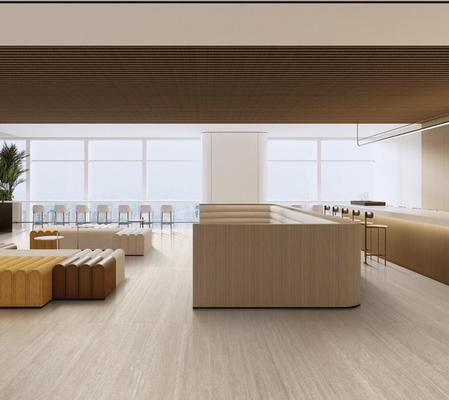 Light Yellow 60x120cm Antibacterial Porcelain Tile for Indoor Floor