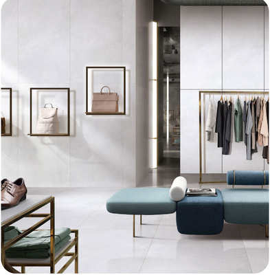 Inside Floor Modern Tiles 600x1200mm White Elegant Baby Face Porcelain Tile For Design And Renovation