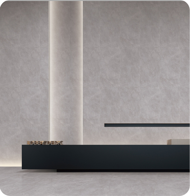 Antibacterial Indoor floor W.A 0.5% Grey Soft Glazed Porcelain Tile 750x1500mm Grade AAA For Kitchen