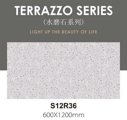 600x1200mm Acid-Resistant Terrazzo Porcelain Floor Tiles
