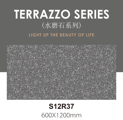 Non-Slip 1200x600mm Terrazzo Indoor Floor Baby Face Porcelain Decoration Tiles For Dining Room