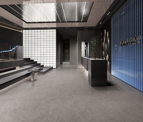 Gray Interior Floor Vintage Porcelain Tiles For Office And Bathroom 60x120cm