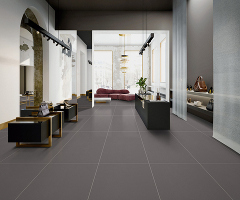 Grey Starry Glaze 60x120cm Indoor Floor Soft Glazed Textured Porcelain Tile For Living Room
