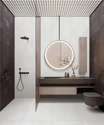Retro Durable Floor 600x1200mm Soft Glazed Porcelain Tiles For Hotel And Bathroom Indoor Tiles