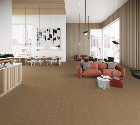 600x1200mm Wooden Porcelain Tiles Acid-Resistant Clay Indoor Floor