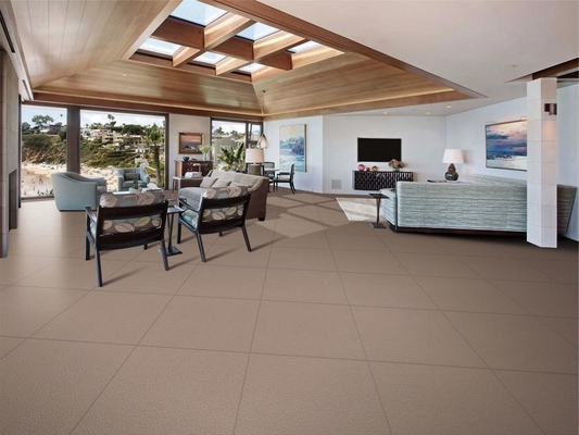 Light Red Durable Tiles And Exterior Wall 600x600mm Full Body Porcelain Tiles For Building And Terrace