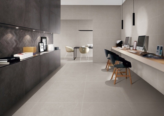 Light Gray Durable 400x800mm Soft Glazed Ceramic Tiles And Interior Wall Tile For Living Room And Renovation