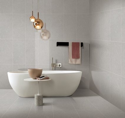 400x800mm Light Gray Indoor Wall Decorative Tiles Baby Face Glazed Ceramic Tile For House