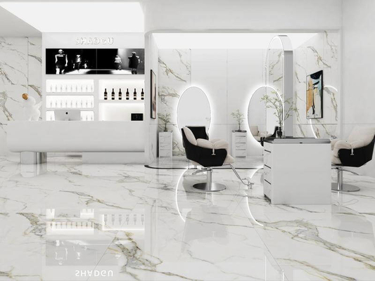 Backgroud Decorative Outdoor Wall Polished Glazed Porcelain Tile 1200x1200x9mm For Dining Room