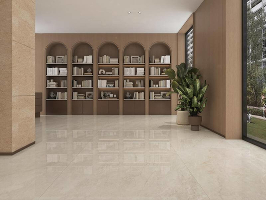 Beige Acid-Resistance 1200x1200mm No Fade Inside Wall Glazed Polished Porcelain Tile	For Hotel