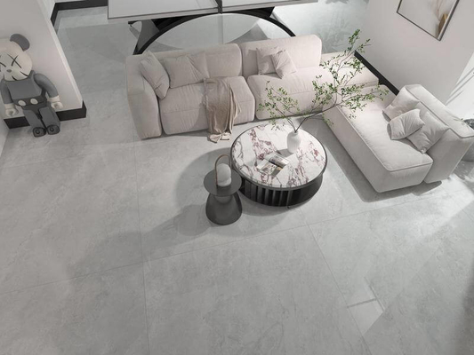 Modern Gray Marble Look Interior Wall Polished Glazed Porcelain Tile 1200x1200x9mm For Rebuilding