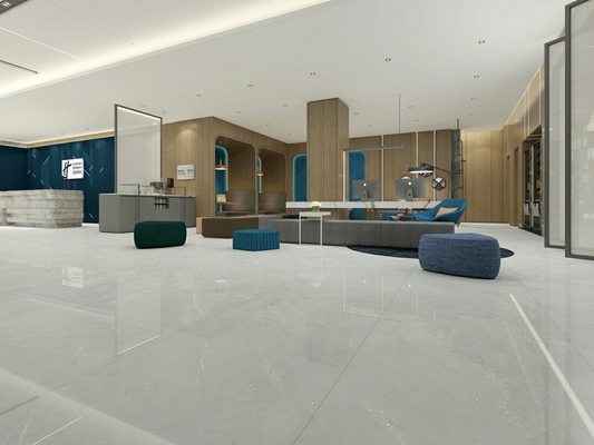 Retro Firebrick Outside Wall Glazed Gray Polished Porcelain Tile Interior Floor 900x1800x9mm For Bathroom And Office