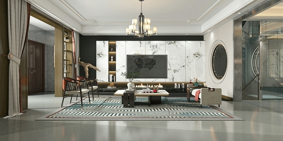White Polished Glazed Porcelain Tile 900x1800x9mm Indoor Floor Wall