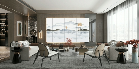 Non-Slip White 900x1800x9mm Polished Porcelain Glazed Tiles For Living Room