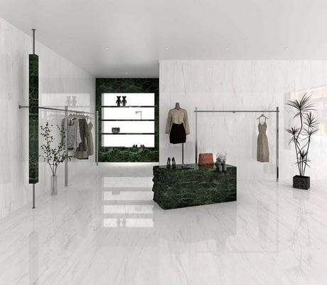 Durable Porcelain Glazed Polished Tile For Shower 1200x1800x9mm Antibacterial Interior Floor Tiles Balcony