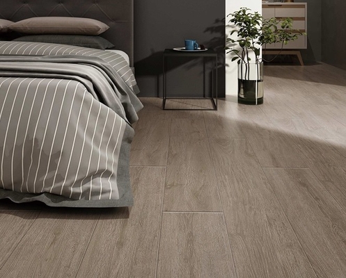 Beige Antibacterial Wooden Porcelain Strips 200x1000mm Indoor Floor Strip For Living Room Decoration