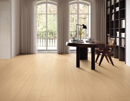 200x1000mm Brown And Yellow Durable Wooden Porcelain Strips For Office Eco-Friendly Interior Floor Strip Balcony