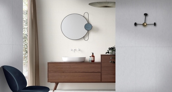 Light Gray Antibacterial 400x1200mm Matt Porcelain Glazed Tiles For Project And Building
