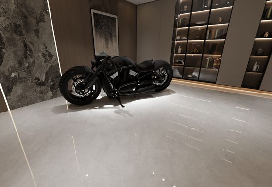 1000x1000mm Stunning	Durable Indoor Floor Gray Polished Glazed Porcelain Tile For Design Building