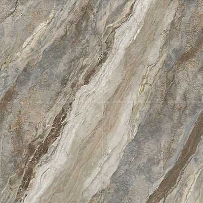 Stain-resistant Brown 1mx1m Polished Luxury Stone Tiles For Building 3 Styles