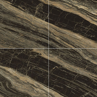 Waterproof Dark Gray 1000x1000mm Indoor Floor Polished Luxury Stone Tiles For Decoration 3 Styles