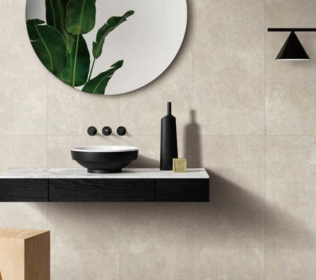 Moisture-proof Beige 600x1200mm Matt With Mould Surface Porcelain Tiles For Bathroom