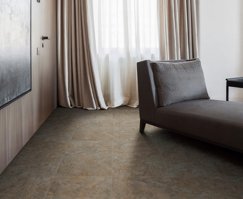 Brown Stain-resistant and Waterproof 600x1200mm Matt With Mould Surface Porcelain Tiles For Bedroom