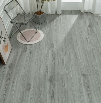 Gray Non-slip 1220x180mm Interior Floor Thickness 5mm SPC Flooring UV Coating Wooden Pattern For Office and Living Room