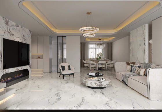 Firebrick and Non-slip Beige 1600x3200mm Thickness 12mm Marble Wall Polished Sintered Stone Slab for Decoration and Hotel