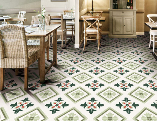 GRADE AAA Moroccan Decorative Indoor Porcelain Tiles 20x20cm Ceramic Matt Finish