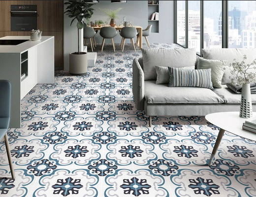 Cement 0.03 W.A 20x20cm Wall Floor Ceramic Tiles Living Room Skidproof