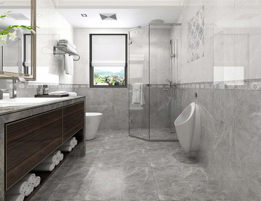 300x600mm Grey Glazed Interior Wall Tiles for Bathroom