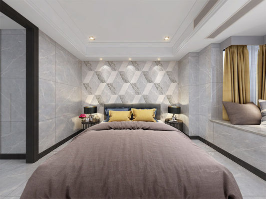 800x800mm Gray Polished Porcelain Floor Tile Grade AAA