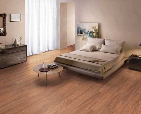 Brown Wooden Porcelain Tiles 200x1200mm White Body AAA Grade