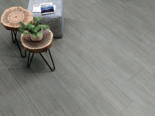 Gray Wooden Porcelain Tiles 200x1200mm White Body AAA Grade
