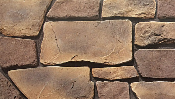 SGS 0.14cm Exterior Wall Stones Multicolor Cement Rock 0.03 Absorption