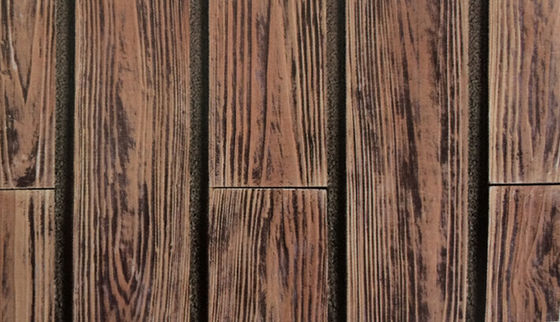 14mm Wood Grain Cement Wall Stone Tile for Exterior Interior
